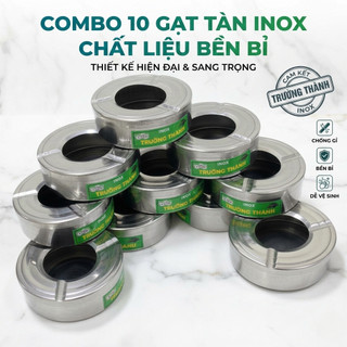 Combo 10 cái  Gạt tàn bằng inox hàng đẹp