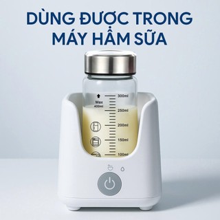 Bình Thủy Tinh Cao Cấp Chia Vạch RUBY, Có Lõi Lọc Trà, Chịu Nhiệt Tốt, Tặng Cọ Rửa , Túi Vải