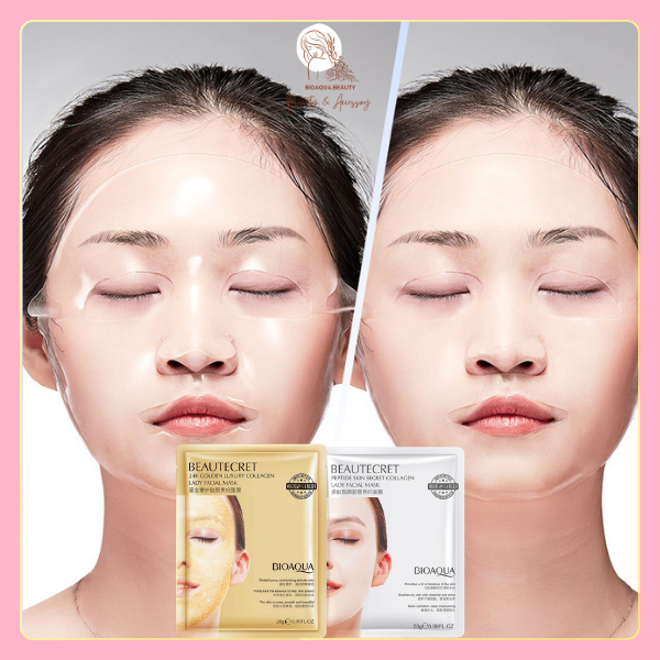 Combo 5/ 10/ 20 Mặt Nạ Thuỷ Tinh Trong Suốt Dạng Thạch Collagen Bioaqua