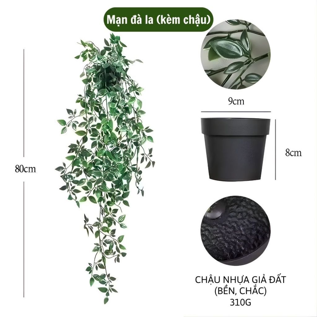 Cây rủ lá bằng nhựa trang trí | BigBuy360 - bigbuy360.vn