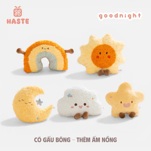 Gấu Thú Bông Goodnight Mặt Trăng Ngôi Sao Trời Mây Cầu Vồng Quà Tặng Độc Đáo Lông Siêu Mềm Mịn Siêu Dễ Thương