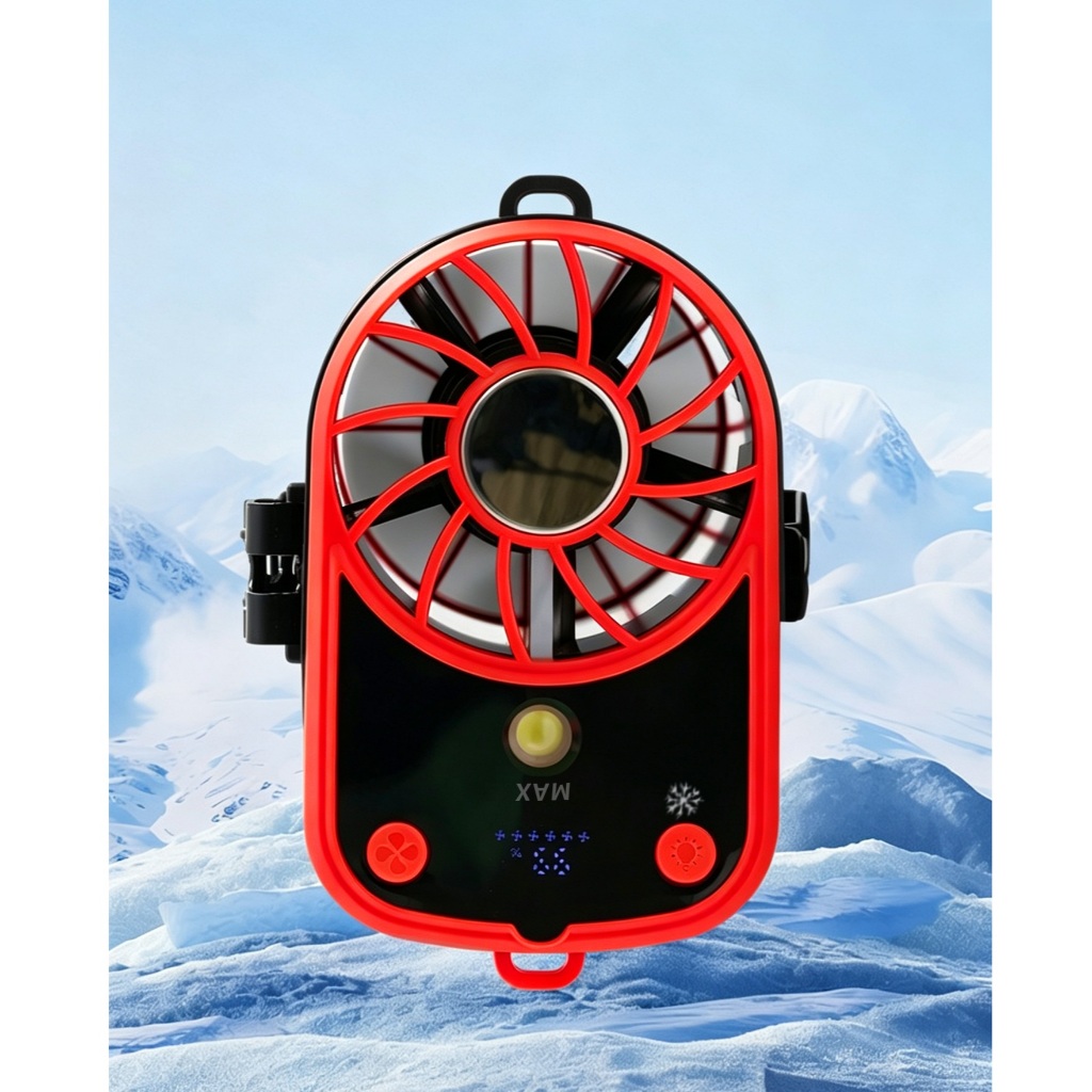 Quạt Mini Đeo Thắt Lưng Tirek F23 - Động Cơ Không Chổi Than - Quạt Làm Mát Lưng. Chạy 13-35h Dung Lượng Chuẩn 20000mAh