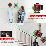 Máy cân bằng laser Máy Máy Bắn Cốt 12/16 tia ,Bóng Led Siêu Sáng , tự động san bằng mức Laser có sẵn ngoài trời — ảnh 8