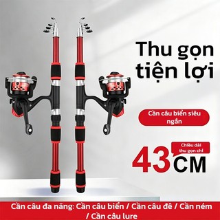 OOKAS  Cần câu cá thu hút Carbon đa năngCombo ho máy ngang và máy đứng-Câu Cá Hiệu Quả