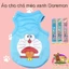 Áo Ba Lỗ Cho Chó Mèo Hình Doraemon Dễ Thương - Áo Thun Mát Mẻ, Co Giãn Tốt Cho Thú Cưng
