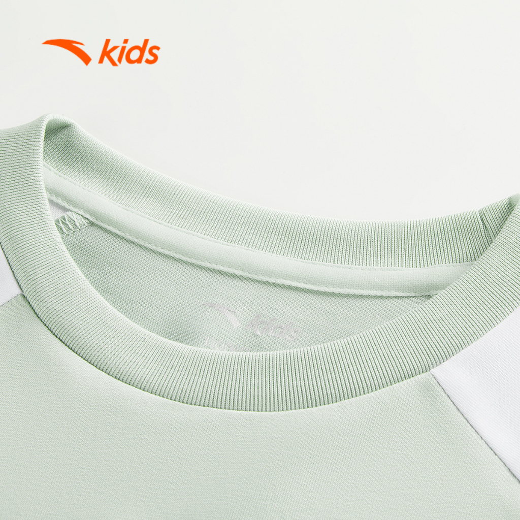 Anta Kids Áo Thun Bé Gái Thời Trang Thể Thao Mềm Mịn Mát Lạnh 3626B6109