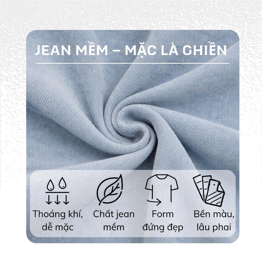 Quần jeans lửng nữ ống rộng lưng cao cào rách, quần bò unisex phong cách thời trang năng động ED19