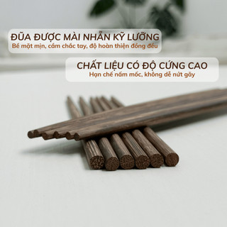(Vỉ 50 đôi) Đũa Buông Cao Cấp Thịnh Gia - 100% Tự Nhiên Không Sơn Phủ Không Ẩm Mốc Không Bám Mùi Dùng Được Máy Rửa Chén