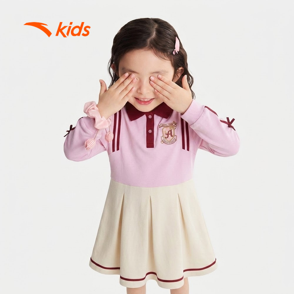 Anta Kids Váy Liền Bé Gái  3625C9309
