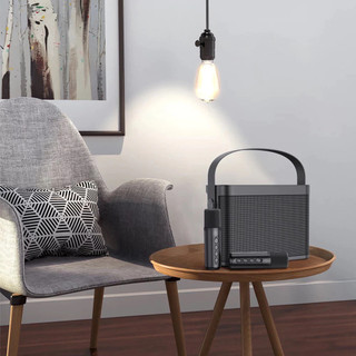Loa Karaoke Bluetooth Kèm 2 Mic YS-219 Công Suất 45W, Thiết Kế Đẹp, Bass Cực Mạnh, Bảo Hành 2 Năm