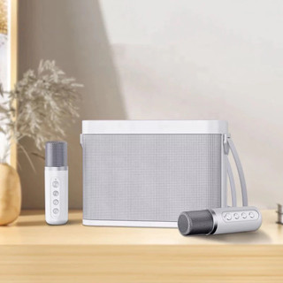 Loa Karaoke Bluetooth Kèm 2 Mic YS-219 Công Suất 45W, Thiết Kế Đẹp, Bass Cực Mạnh, Bảo Hành 2 Năm