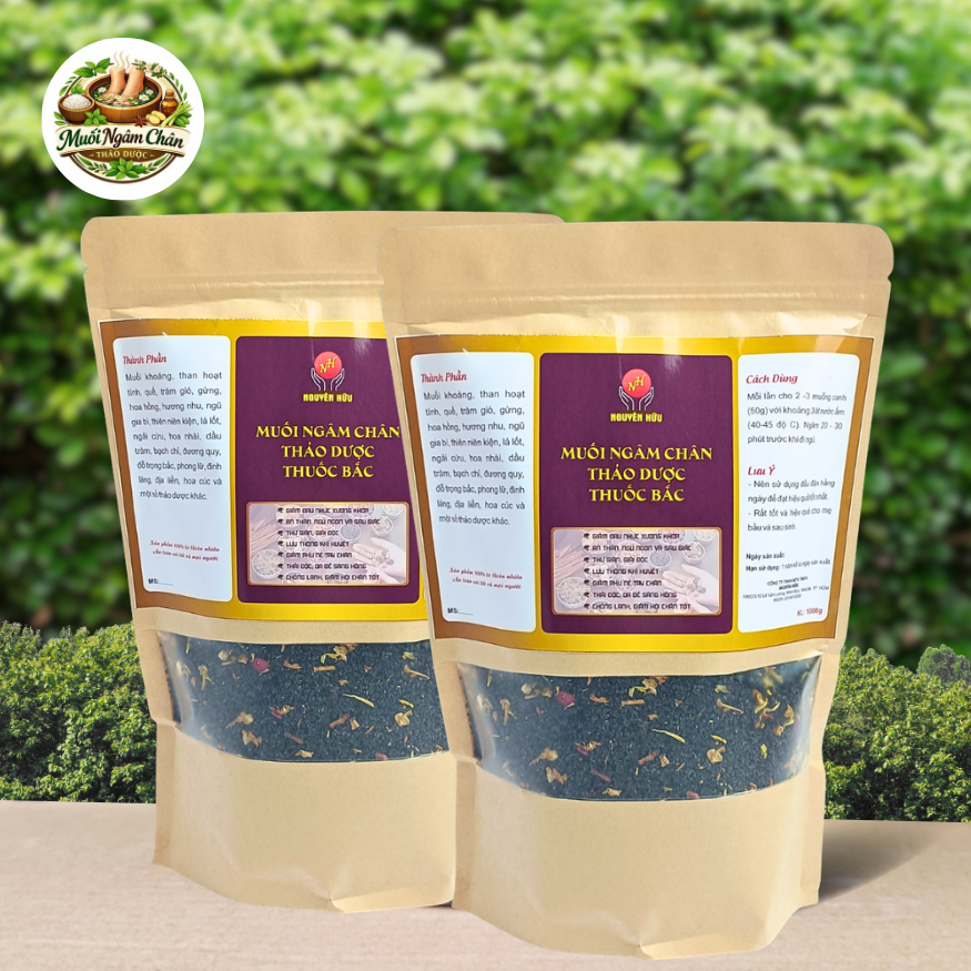 Combo 3 Túi Muối Ngâm Chân Thảo Dư.ợc Chuyên Sỉ Spa Thải Độc Cơ Thể- MUỐI NGUYÊN HỮU