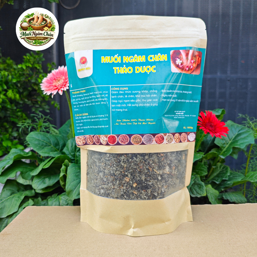 Combo 3 Túi Muối Ngâm Chân Thảo Dư.ợc Chuyên Sỉ Spa Thải Độc Cơ Thể- MUỐI NGUYÊN HỮU