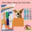 Kem đánh răng cho chó mèo tặng kèm bàn chải