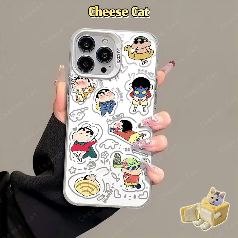cho Shin Ốp lưng iPhone hoạt hình bơi lội mùa hè cho iPhone 15 14 13 12 11 15 16 17 Pro Max 16E 7Plus Ốp bảo vệ cứng