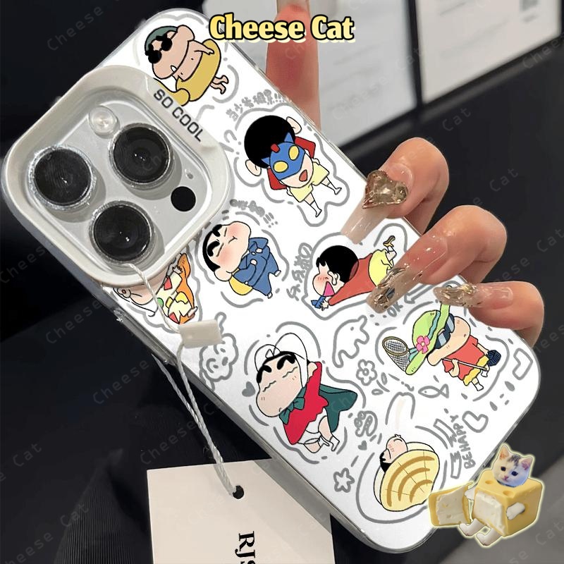 cho Shin Ốp lưng iPhone hoạt hình bơi lội mùa hè cho iPhone 15 14 13 12 11 15 16 17 Pro Max 16E 7Plus Ốp bảo vệ cứng
