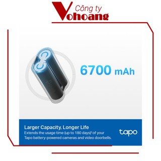 Pin TP-Link Tapo A100 6700mAH dành cho camera wifi Tapo C420, C400 và chuông cửa D230 không dây