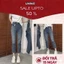 Quần jeans ống đứng, Quần bò ống đứng 2 cúc co giãn siêu đẹp phong cách LN