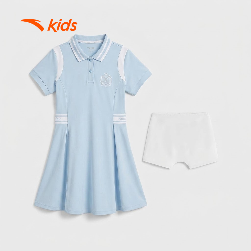 Anta Kids Váy Liền Bé Gái Có Quần Bảo Hộ 3625B8311