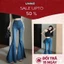 Quần Jeans ống loe To , Quần bò loe to xanh trước phong cách LN 30