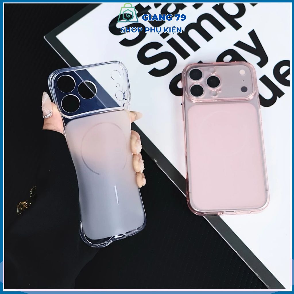 Ốp Lưng Cho iPhone Silicon Dẻo Nhám Mờ Bảo Vệ camera Lên Dáng IP17Promax, Đủ mã 11/12/13/14/15/16/17