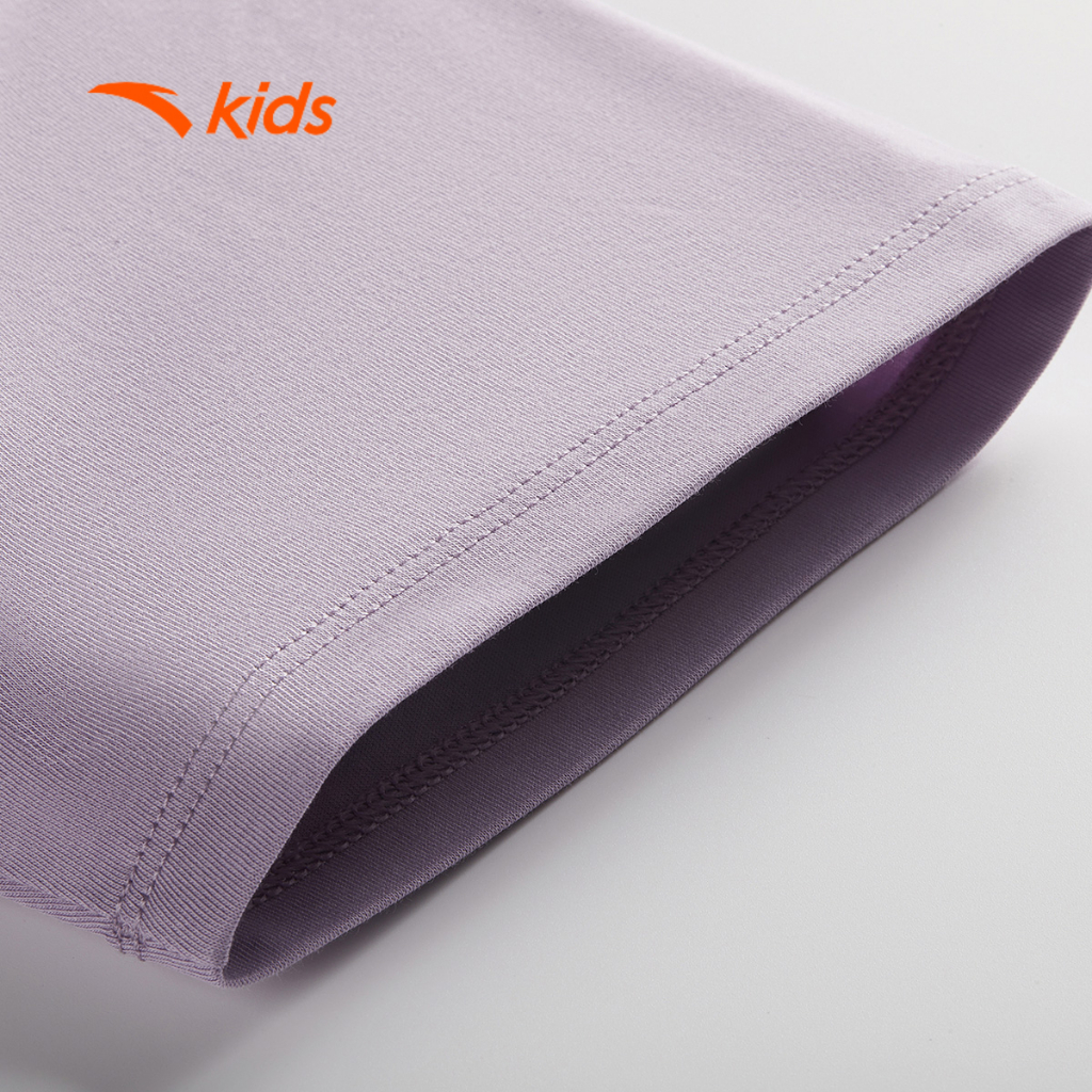 Anta Kids Áo Thun Bé Gái Thời Trang Thể Thao Mềm Mịn Mát lạnh 3626B6107