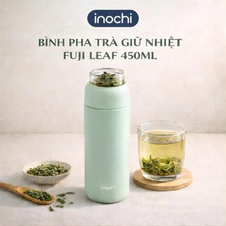 Bình Pha Trà Giữ Nhiệt Fuji Leaf: Thép Không Gỉ, Lọc Trà Riêng, Giữ Nhiệt Tốt, Thiết Kế Sang Trọng
