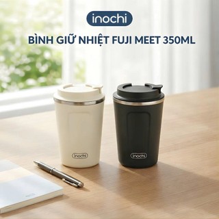 Cốc giữ nhiệt Inochi Fuji Meet 350ml, Có Khoá Giữ Nhiệt Rất Tốt,Tiện dụng, An Toàn Sức Khoẻ