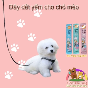 Dây xích vải vòng qua chân chó mèo dưới 6kg
