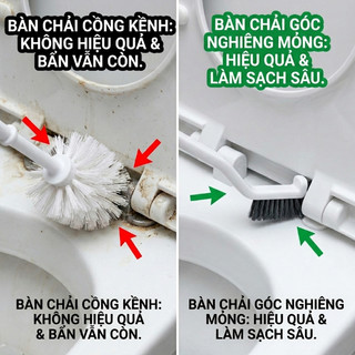 Bàn chải cọ khe hở góc chết vệ sinh rãnh cửa sổ kẽ gạch nhà tắm đa năng - Nhà Gọn 365 - Mẫu Mới