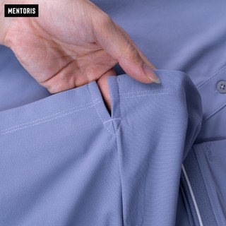 Áo Polo Nam Cao Cấp MENTORIS, Chất vải COOLMAX Mịn Mát, Co Giãn, Mặc Đi Làm, Đi Chơi MPS218R