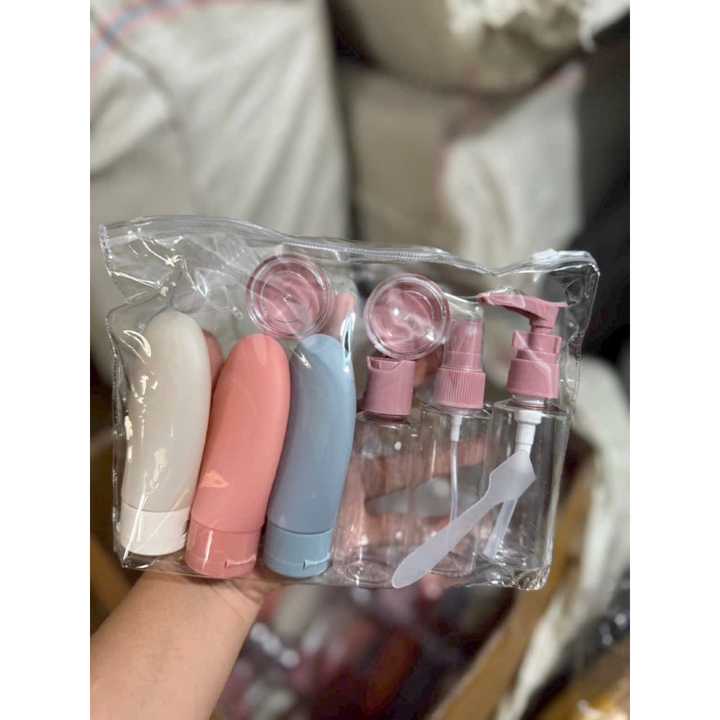 🧴 Set Chiết Mỹ Phẩm Mini Du Lịch – Tiện Lợi, Nhỏ Gọn, Đa Năng ✈️