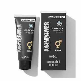 Gel bôi trơn Manpower (100ml) tăng khoái cảm, hỗ trợ tăng cường sinh lý. Nguyên liệu NK Châu Âu