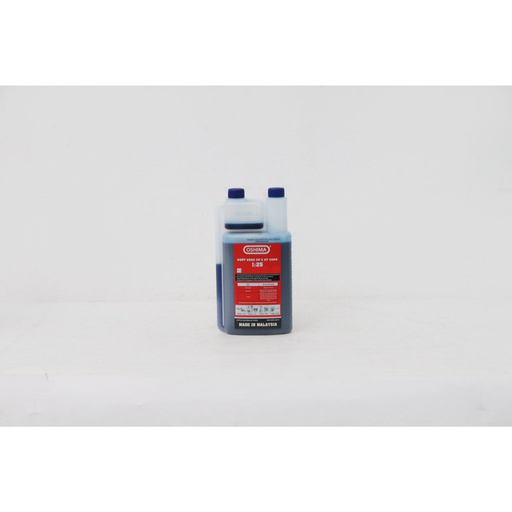 Dầu Nhớt Chai 1Lít OSHIMA Xanh-Chính Hãng cho Động Cơ 2 thì Tiêu Chuẩn,Độ Nhờn Cao,Ít Khói