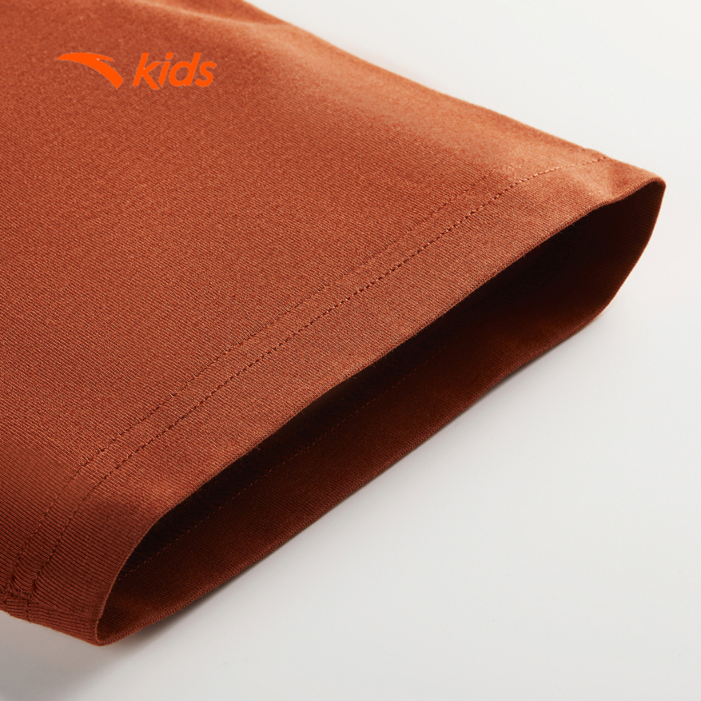 Anta Kids Áo Phông + Quần Short Lửng Bé Trai Thể Thao Năng Động Thoáng Khí Nhanh Khô  3526B6666