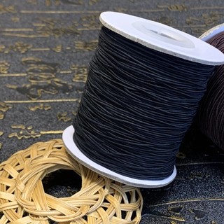 Dây thun, chun tròn co giãn [1 mm] màu đỏ, đen, trắng, xâu chuỗi, xỏ hạt, thắt vòng đeo tay phong thủy, treo sản phẩm