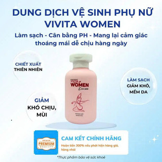 [✨CHÍNH HÃNG] Dung dịch vệ sinh phụ nữ VIVITA WOMEN EVE CARE, hỗ trợ cân bằng PH, làm sạch, 150ml