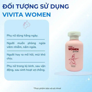 [✨CHÍNH HÃNG] Dung dịch vệ sinh phụ nữ VIVITA WOMEN EVE CARE, hỗ trợ cân bằng PH, làm sạch, 150ml