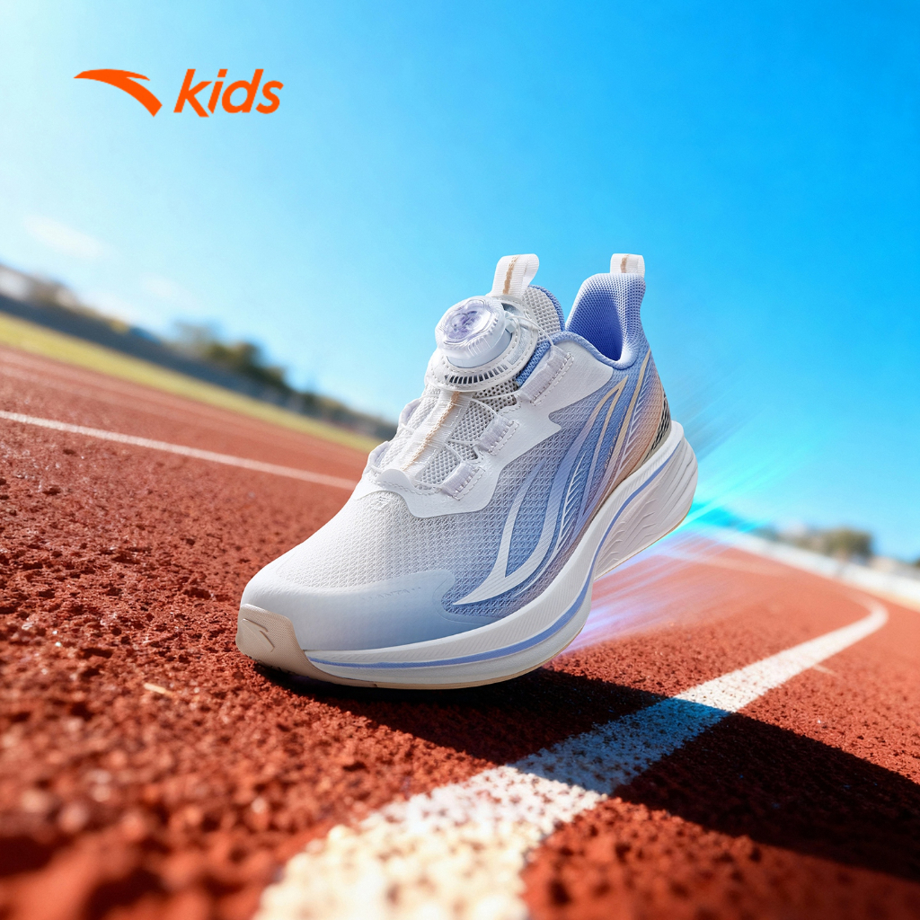 Anta Kids Giày Chạy Bé Gái Thể Thao Thời Trang Size 34-39 3226B5516