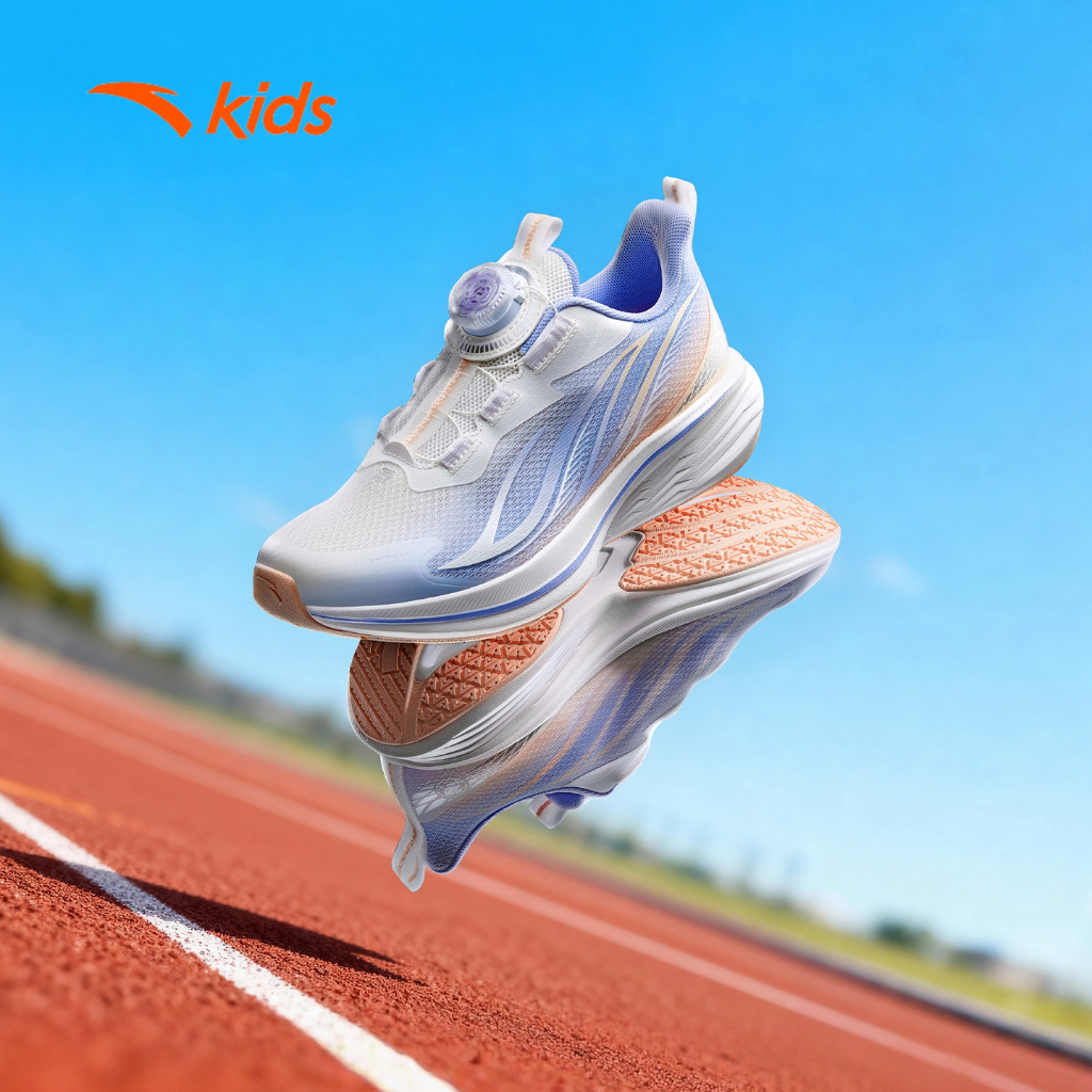Anta Kids Giày Chạy Bé Gái Thể Thao Thời Trang Size 34-39 3226B5516