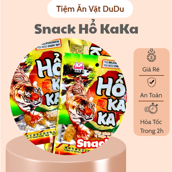 Snack Thịt Hổ KaKa, Snack Ăn Vặt Tuổi Thơ, Ăn Vặt Cổng Trường - Tiệm Ăn Vặt Dudu
