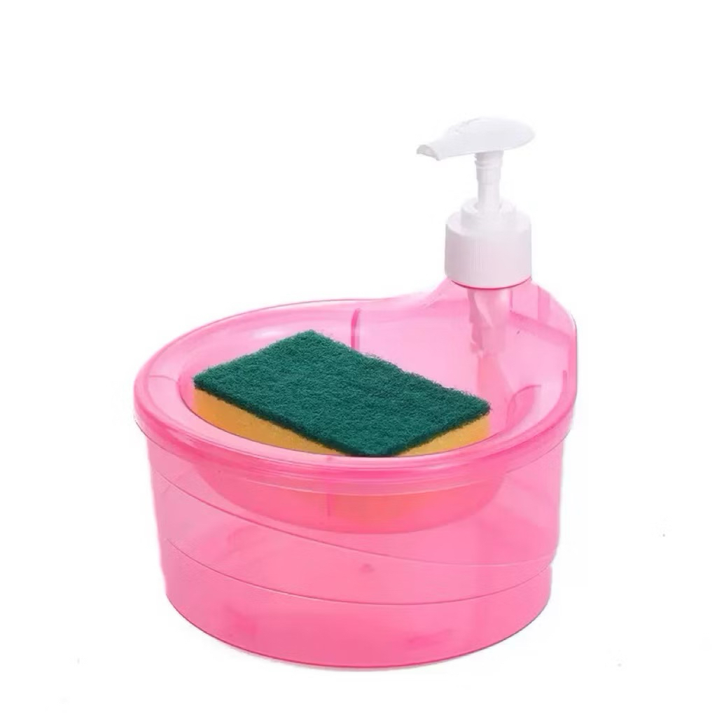 🧼 Lọ Đựng Nước Rửa Bát Kèm Khay Đựng Miếng Rửa – Tiện Lợi, Gọn Gàng Cho Gian Bếp ✨