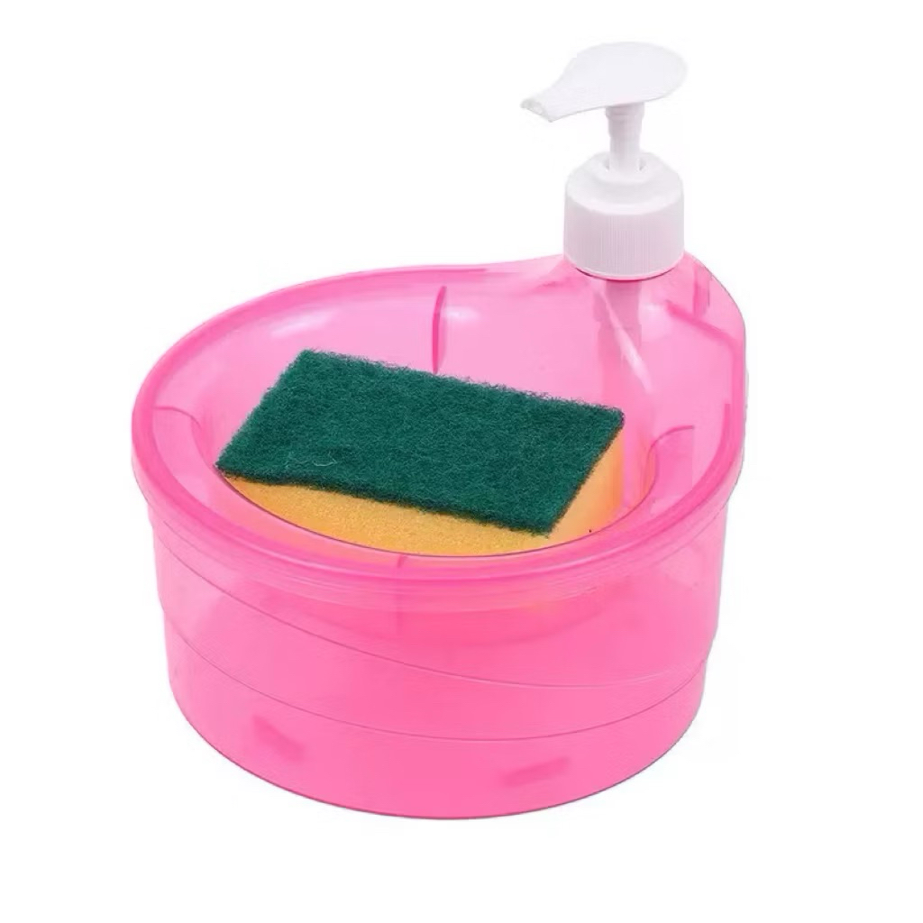 🧼 Lọ Đựng Nước Rửa Bát Kèm Khay Đựng Miếng Rửa – Tiện Lợi, Gọn Gàng Cho Gian Bếp ✨