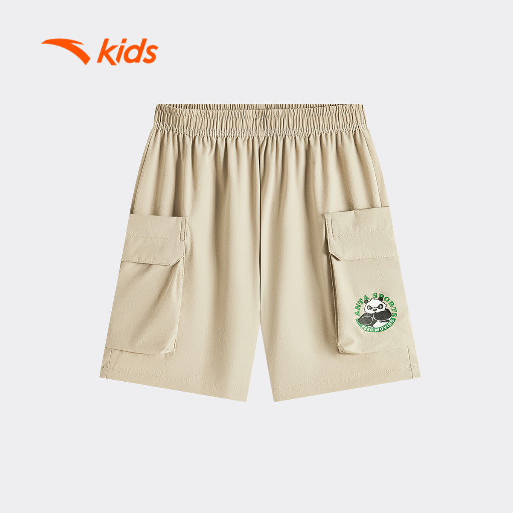 Anta Kids Quần Short Bé Trai Thoái Mái Thoàng Khí Thời Trang Thể Thao 3525C8507R