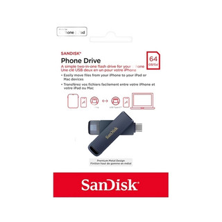 USB OTG Ixpand SanDisk Phone Drive 64GB 2 đầu TypeC và LaiNing (Xanh) - Phụ Kiện Nhất Tín