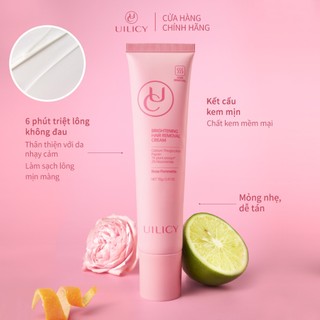 Bộ Tẩy Lông UILICY 70g + Serum 20ml Tẩy Lông Dịu Nhẹ Dưỡng Ẩm Phục Hồi Da Dùng Cho Nách Tay Chân