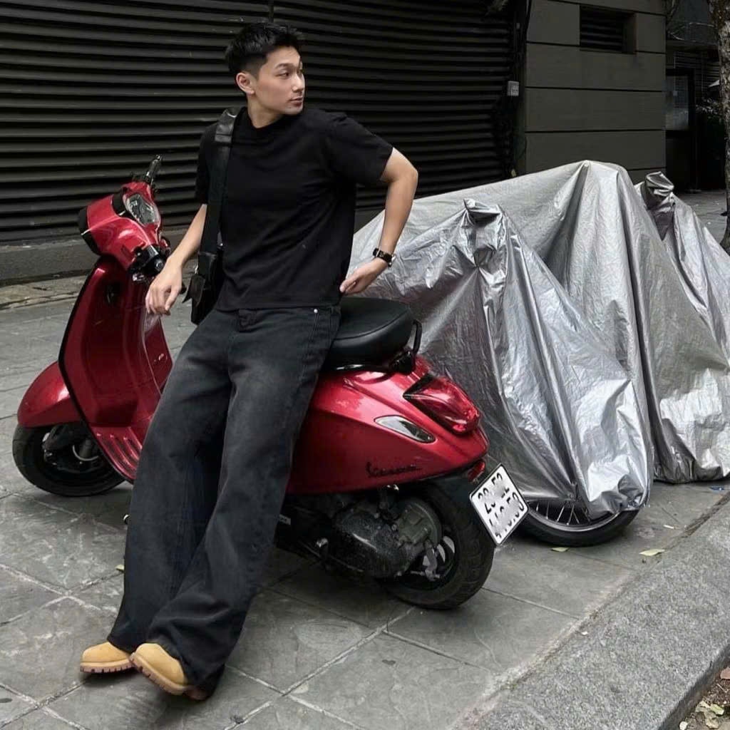 ALL JEANS LOOSE PLEAT - Quần jeans ống rộng Whose tổng hợp