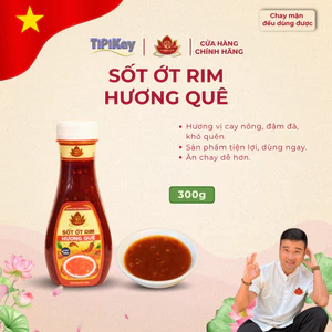 Sốt Ớt Rim Chay Cay Thơm Ngon 300g Hương Quê TipikayShop Nấu Ăn Ăn Vặt Gia Vị Ăn Kèm Bún Phở TiệnLợi