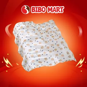 Khăn Xô Tắm Rabi 6 Lớp PML2 Cho Bé Chất Liệu Cotton Mềm Mại Thấm Hút Vượt Trội 105x105cm - Bibomart