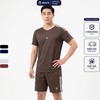 Bộ Quần Áo Thể Thao Nam WINFIT Vải ComfortLite - Đồ Bộ Nam Cổ Tròn Form Dáng Basic Thoải Mái WBN003